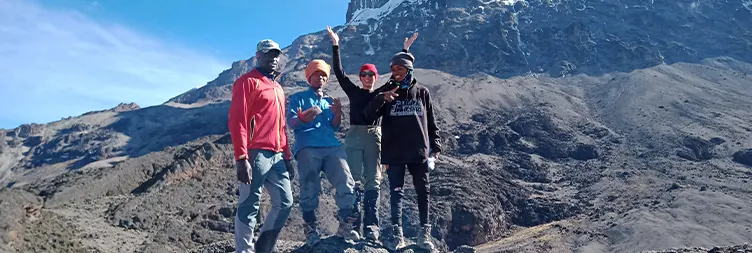 Barranco Camp- Karanga camp to  Barafu Camp 